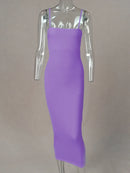 JZ461 New Summer Women's Dress Long Sling Dresses Club Sexy Suspender Dress