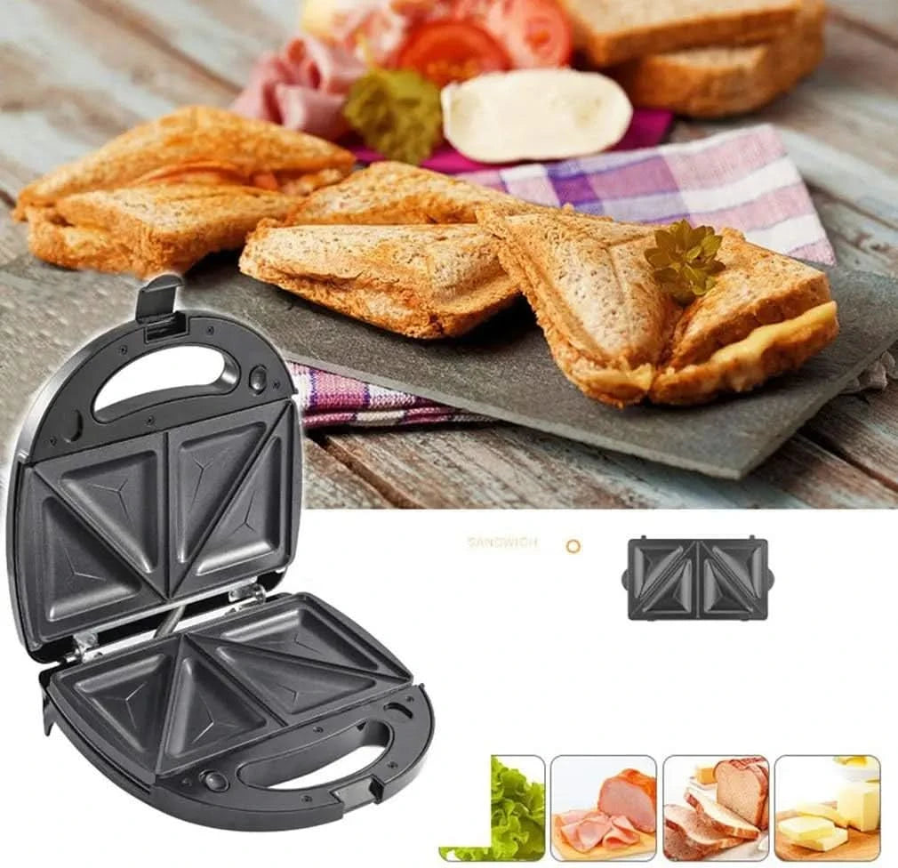 Waffle maker ， 3-in-1 Waffle Machine sandwich maker waffle maker heating electric baking pan steak machine Panini breakfast mach - M & M Global