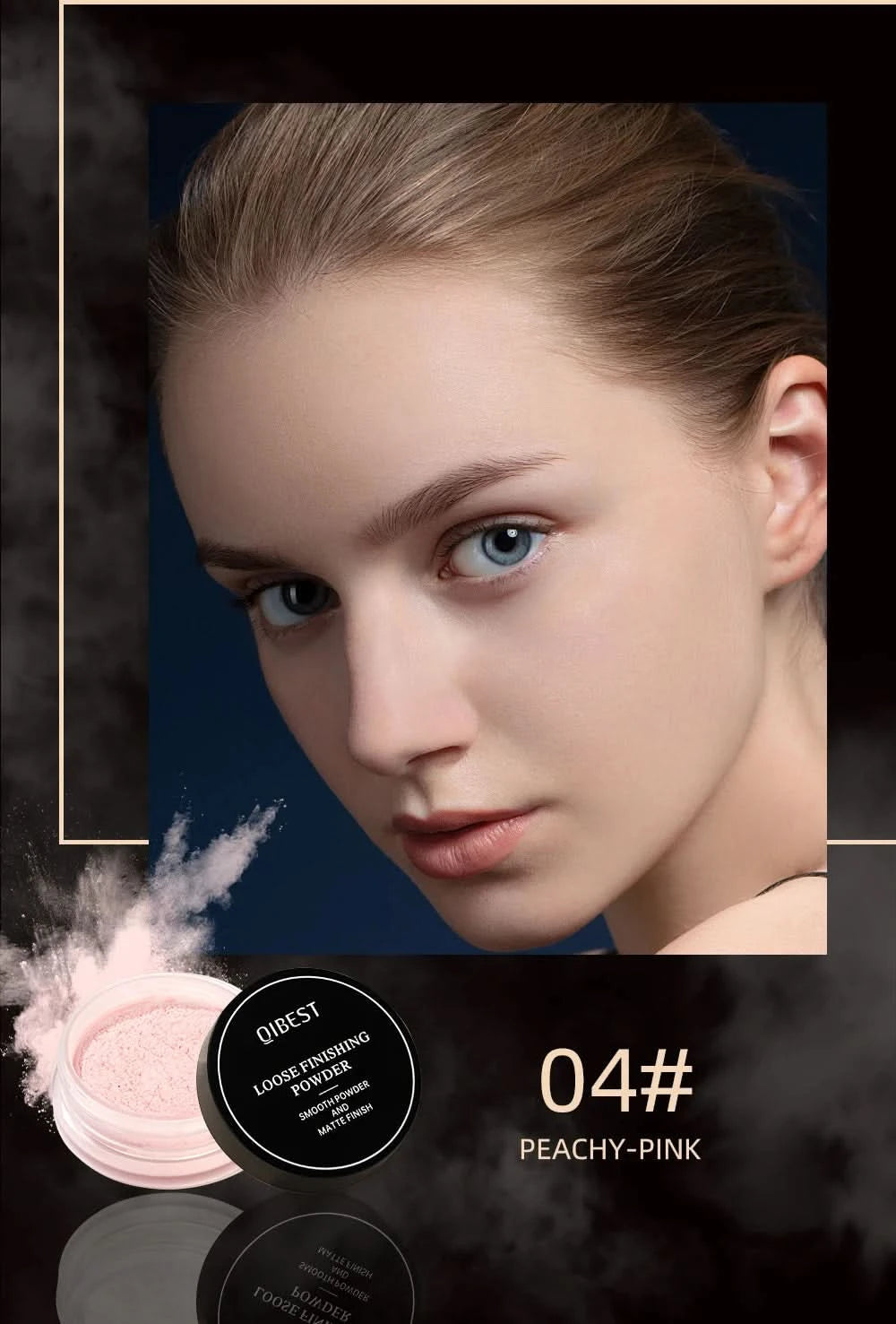 Face Loose Powder Translucent Matte Pink White Setting Powder Oil-Control Cosmetics Long-Lasting Waterproof Facial Makeup Powder - M & M Global