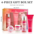 Women's Fragrance Sets 3.4fl.oz Body Mist, 3.4fl.oz Body Lotion, 3oz Candle and 2oz Bath Bomb 4 Pcs ABOVE THE CLOUDS Gift - M & M Global