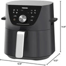 5.5QT Air Fryer with Heat-Q Technology, Quick and Easy Meals, 8 Preset Menus and Menu-IQ Function, 1-Degree Fahrenheit Precision - M & M Global