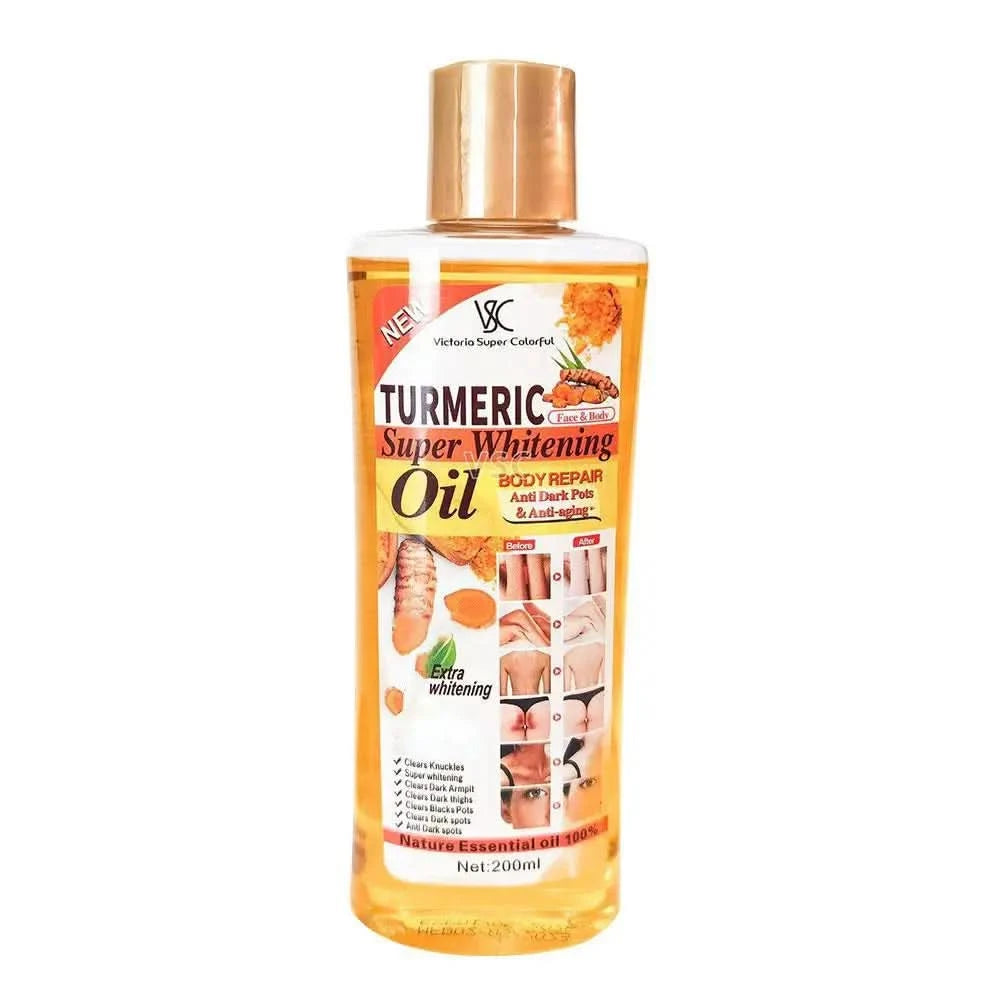 Turmeric Face Whitening Serum Turmeric Anti-oxidation Serum Turmeric Dark Spot Corrector Serum Facial Brighten Turmeric Oil Soap - M & M Global