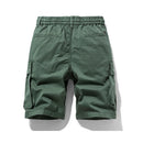 Summer Men Cargo Cotton Shorts Mens Multi Pocket Casual Shorts Spring Mens Jogger Pants Fashion Beach Shorts Dropshipping LZLLTT