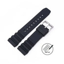 Silicone Watch Band 20mm 22mm For Rolex SUBMARINER Waterproof Diving Bracelet For Citizen For Seiko SKX007 SRP777J1 Sports Strap - M & M Global