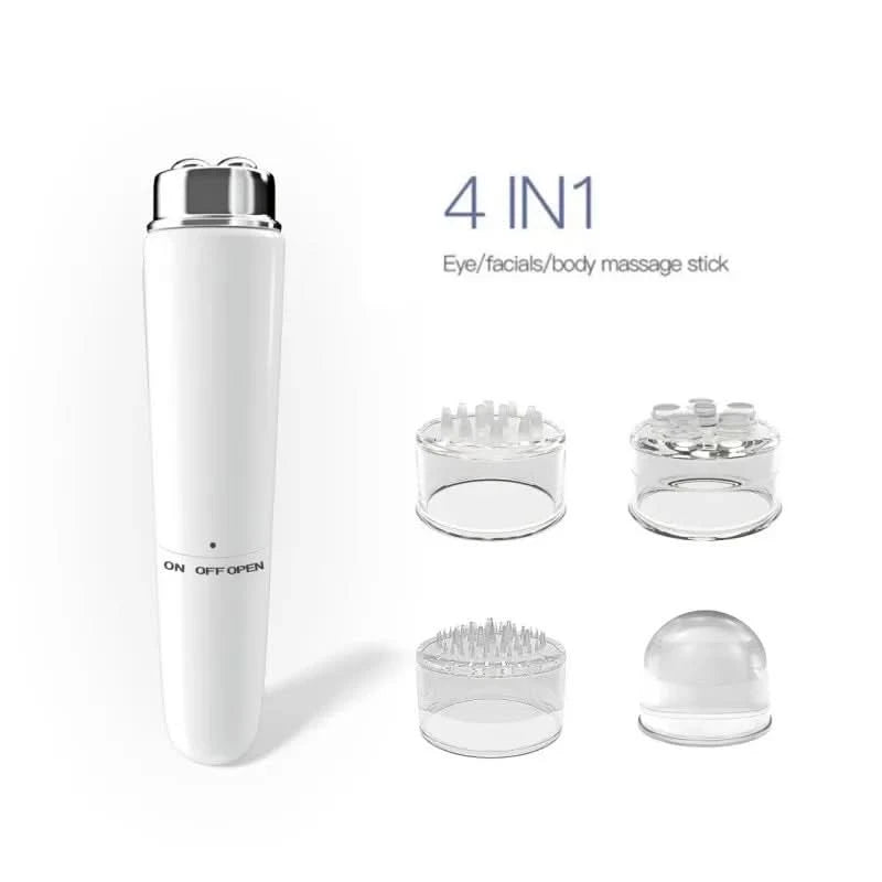 New Mini Eye Massager Electric Vibration Beauty Instrument Magnetic Therapy Portable V Face Massage Stick - M & M Global