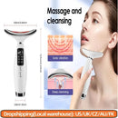 EMS Micro-current Neck Face Beauty Device LED IPL Skin Rejuvenation Cleaning Double Chin Removal Facial Lifting Firming Massager - M & M Global