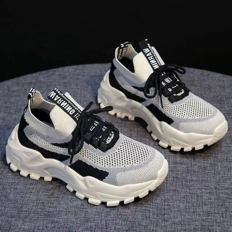 2025 Sneakers Women Platform Flat Shoes Woman Shoes Green Casual Trainers Ladies Chunky Sneakers Women Shoes - M & M Global