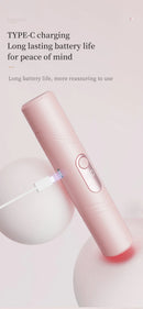 Women's 2-in-1 Dual-Head Electric Razor Painless Bikini Trimmer Wet/Dry Use Detachable Head for Ladies Pubic Hair Shaver