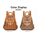Disney Ladies Backpack Trendy Women's Tote 2025 Mickey Multifunctional Fashion Knapsack Joker Large Capacity Travel Backpack New - M & M Global