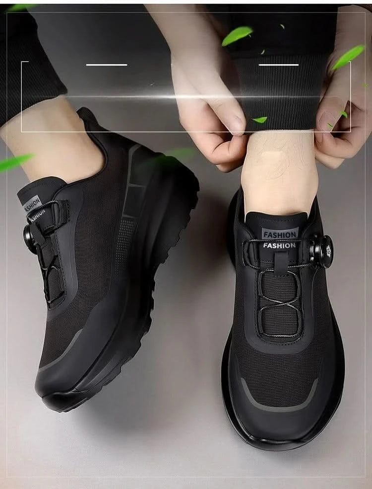 Fashion Casual Men's Shoes Designer Rotating Buckle Men Sneakers Thick-Soled Comfortable Outdoor Walking Shoes Zapatillas Hombre - M & M Global
