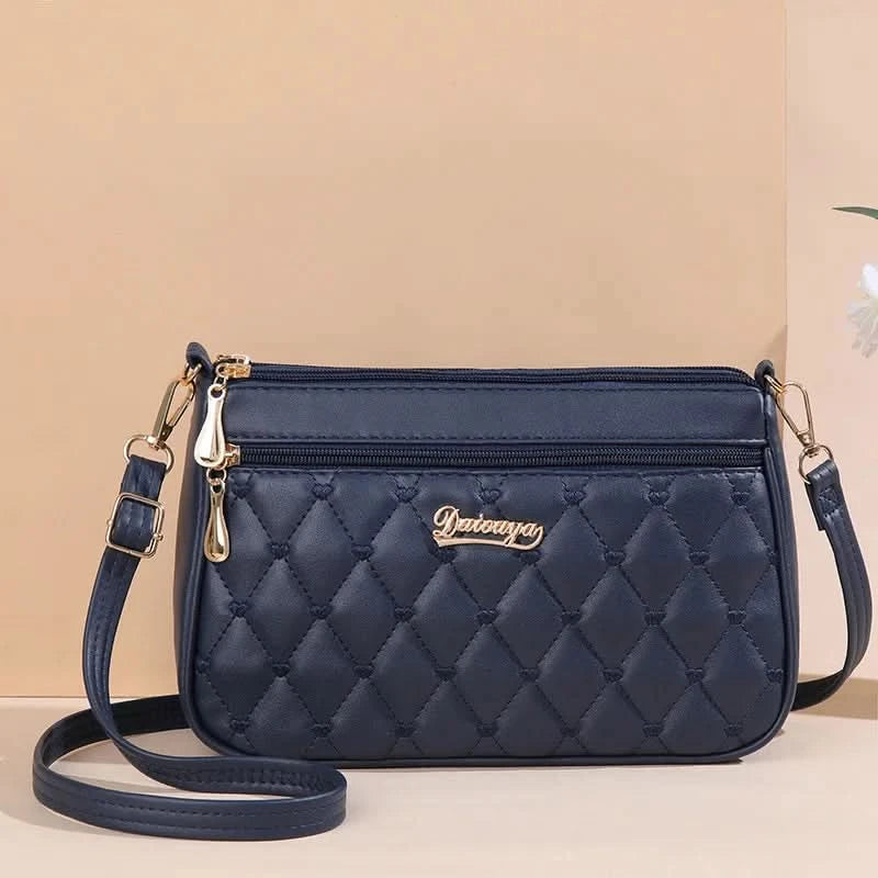 Embroidery Messenger Bags Women Leather Handbags Bags for Women Sac a Main Ladies hair ball Hand Bag - M & M Global