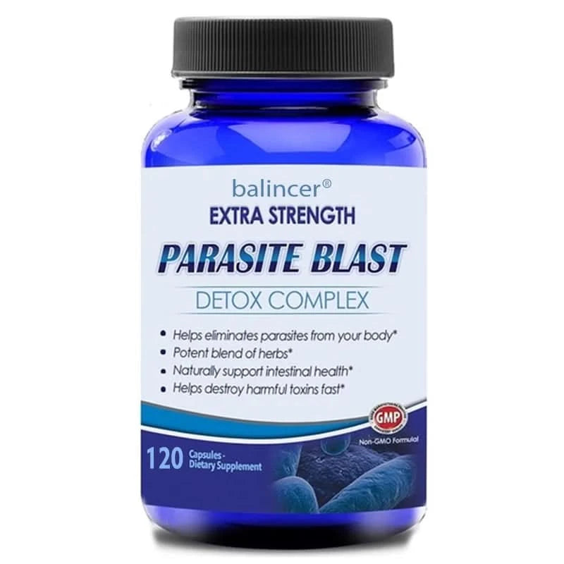 Parasite Cleanse Gut Detox Complex Supports Gut Cleansing - Removes Parasites From The Body and Helps with Immune Health - M & M Global