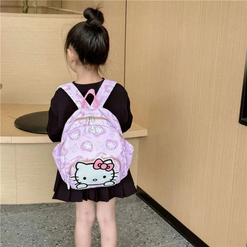 Kawaii Hello Kitty Kuromi Cinnamoroll Backpacks Cute Cartoon My Melody Pochacco Pompom Purin Anime Storage School Bag Sac A Dos - M & M Global