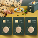 Toaster Ovens 2-Slice Toaster, Home Toast Fully Automatic Sandwich Maker, Multifunctional Breakfast Maker, Removable Crumb Tray, - M & M Global