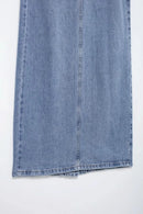 TRAFSHE Summer Ladies Zipper Denim Dress Women Elegant Spaghetti Strap Sexy O-Neck Vintage Casual Female Sling Mid-Long Dress ﻿ - M & M Global
