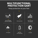 Men's Waterproof Steel Toe Work Boots High-Top Safety Shoes Slip Resistant Protective Boots Indestructible Comfort Arch Support