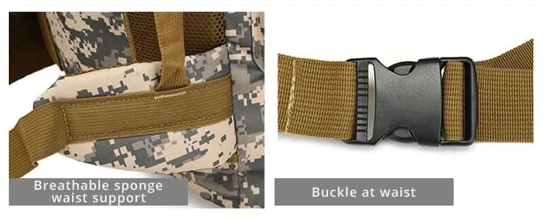 Rilibegan Men Travel Backpack Tactical Climbing Outdoor Hiking Camouflage Multifunctional Bag Men Backpack - M & M Global