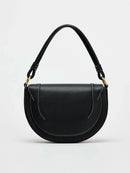 Autumn and winter new women's bag handbag advanced color contrast line embellished single shoulder crossbody bag - M & M Global