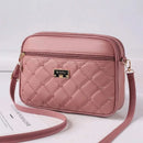 2025 Women's One Shoulder Small Square Handbag New Cross Border Foreign Trade Lingge PU Crossbody Versatile Small Messenger Bag - M & M Global