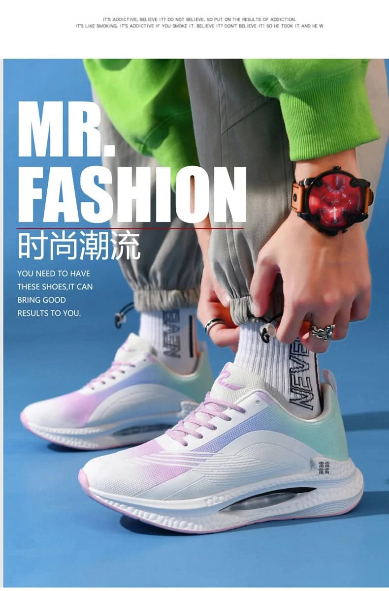 High Quality Casual Walking Sneakers Men Street Platform Sport Basketball Running Shoes Men's Sneakers Comfortable Women Sneaker - M & M Global