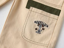 Wholesale New Children Boy Trousers Embroiedry Pockets Spliced Kids Boys Pants Casual Cotton Infant Babys Boys Bottoms 2-8Y Pant - M & M Global