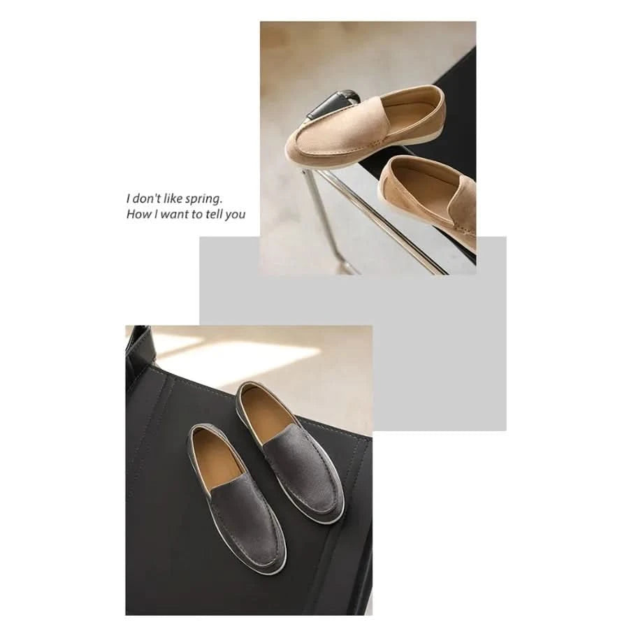 Men Comfortable Flats Breathable Casual Shoes Men's Slip On Shoes Driving Footwear chaussure hommes Summer Lazy Loafers Shoes - M & M Global