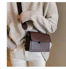 Women's versatile retro handle handbag, crossbody bag, single shoulder flip bag - M & M Global
