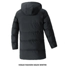 Men Long Parka Fashion Brand Casual Winter Windbreaker Jacket with Hood Coats Fashion Clothing Men All-match Thicken Warm Parkas