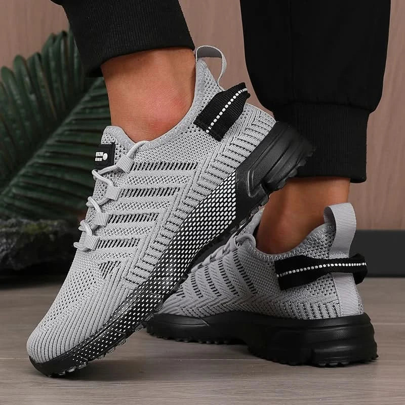 Hot Selling Men's Running Shoes Breathable Casual Non Slip Fashionable Trendy Outdoor Fitness Training Size 36-46 Sports Shoes - M & M Global