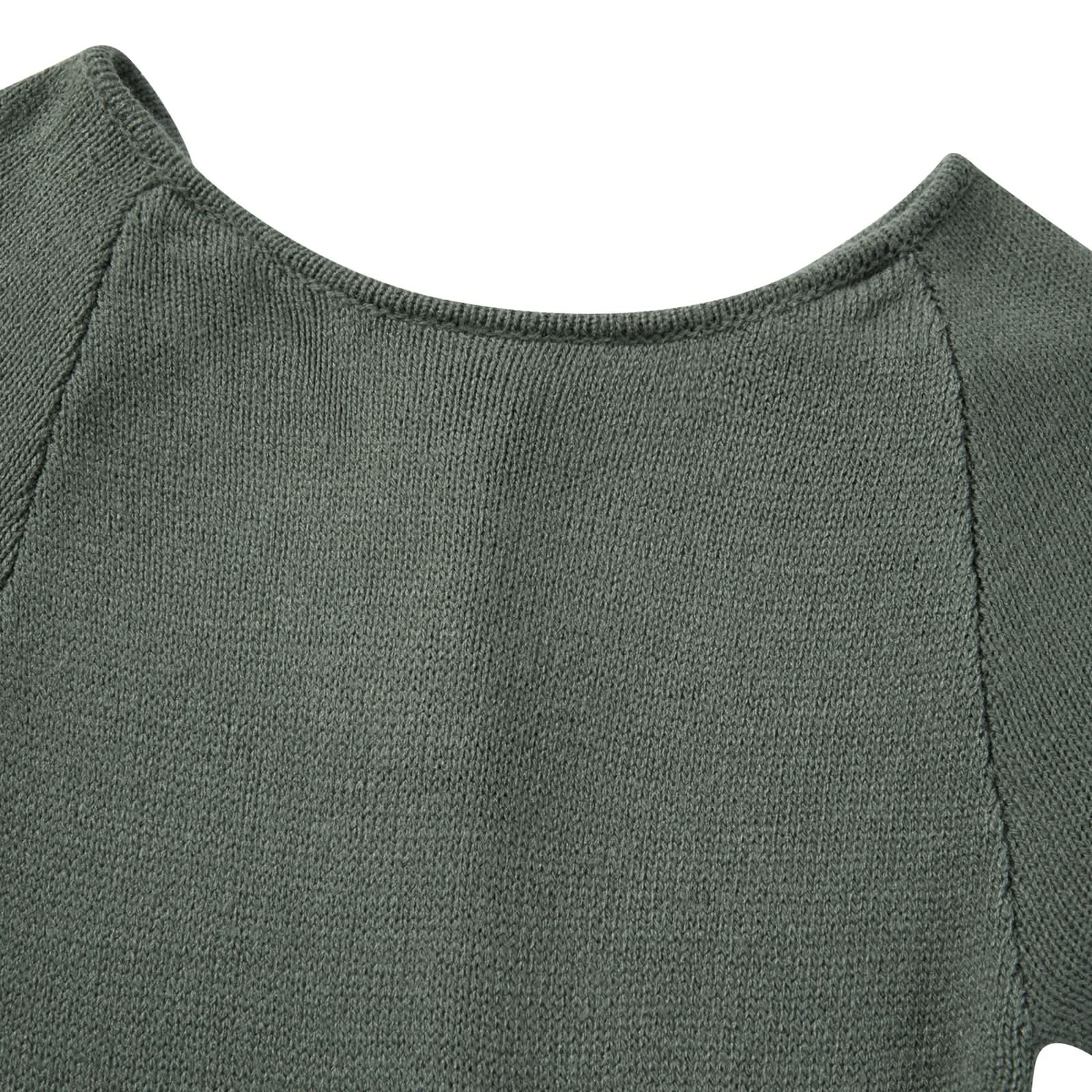Women Ribbed Knit Ruffle Trim Long Dress Long Sleeve Bodycon  Party Cocktail Dress Flare Summer Beach Cover Up - M & M Global