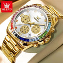 OLEVS 2939 Mens Watch Original Brand Quartz Watch Waterproof Luminous Watch For Men Multifunctional Chronograph Sport Date Reloj - M & M Global
