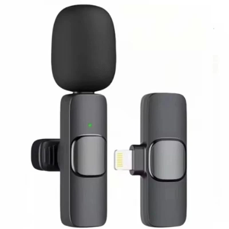 Microphone Wireless Lavalier Microphone for Live Streaming/YouTube/TikTok/Facebook Live Noise Reduction Mic For iPhone/Android - M & M Global