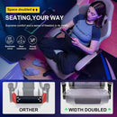 Gaming Chair, Computer Office Chair with Pocket Spring Cushion, Linkage Armrests and Footrest, High Back Ergonomic Computer Cha