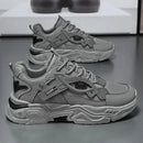 Student height increasing shoes four season new thick sole men's casual sports shoes soft sole comfortable outdoor running shoes - M & M Global