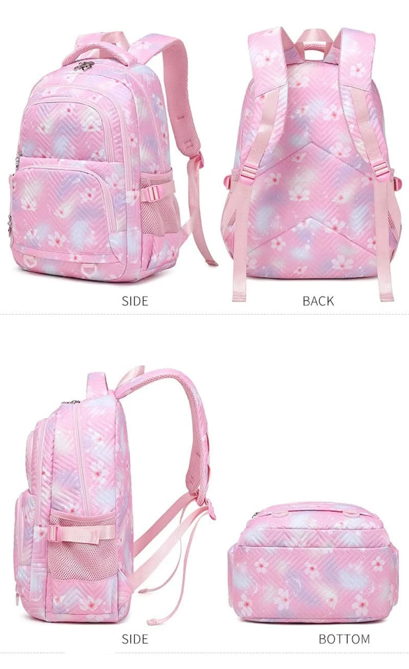 Lilo Stitch Large Capacity Backpack Daypack Lightweight Schoolbag Casual Travel Knapsack for Women Girls Pen Lunch Bags - M & M Global