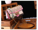 Light luxury women's bag 2025 new high-end color contrast single shoulder underarm bag designer fashionable crossbody small squa - M & M Global