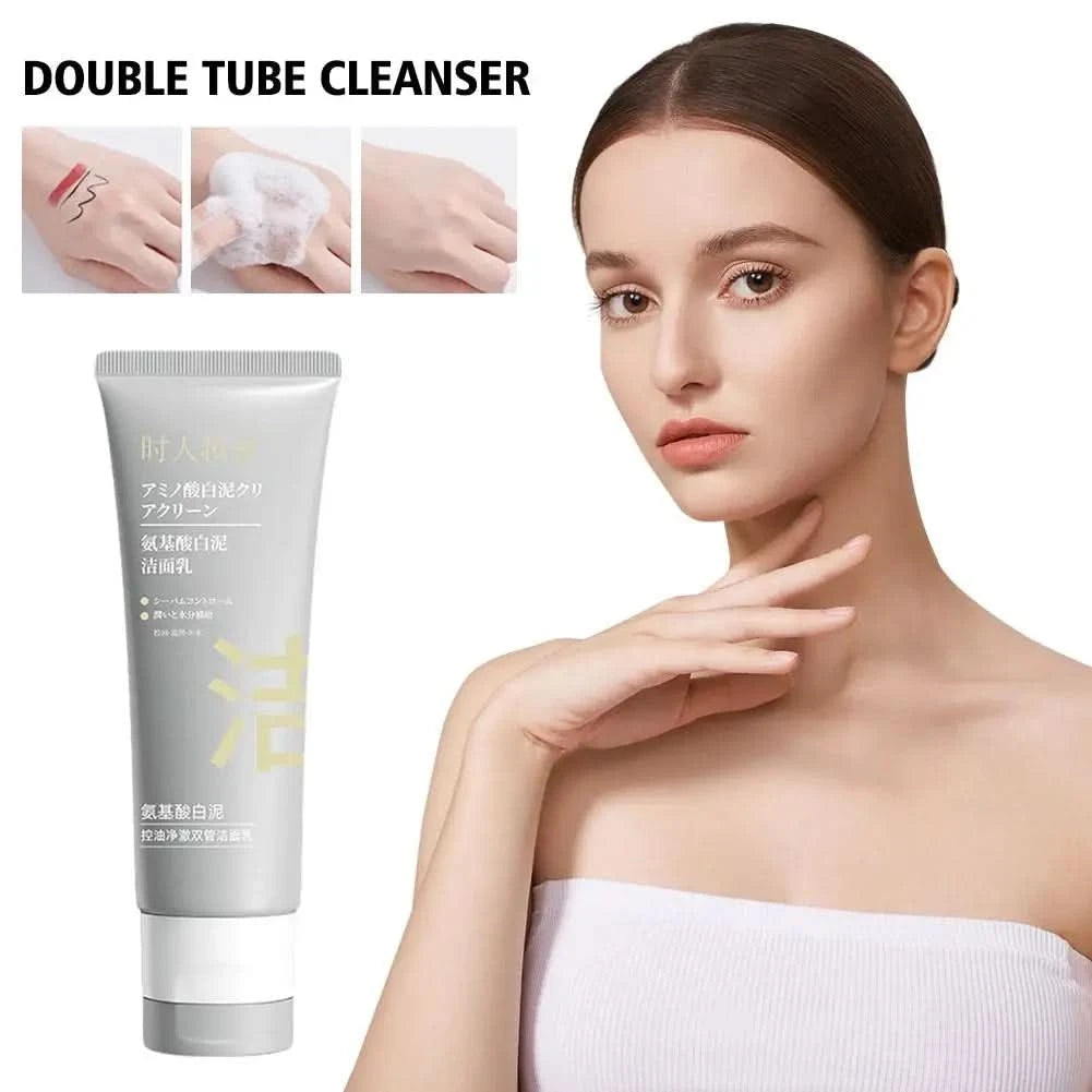Salicylic Acid Facial Cleanser Amino Acid Face Wash Foam Face Cleanser Moisturizing Facial Cleansing Skin Care Product 100g/150g - M & M Global