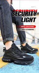 Lace-up breathable soft sole comfortable anti-smash anti-puncture men's casual labour insurance shoes