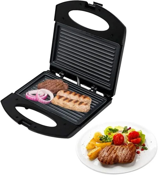 Waffle maker ， 750W Household Sandwich Maker ， Grill Non-Stick Waffle Toaster Cake Egg Oven Toster Steak Frying Pan Electric Bre - M & M Global