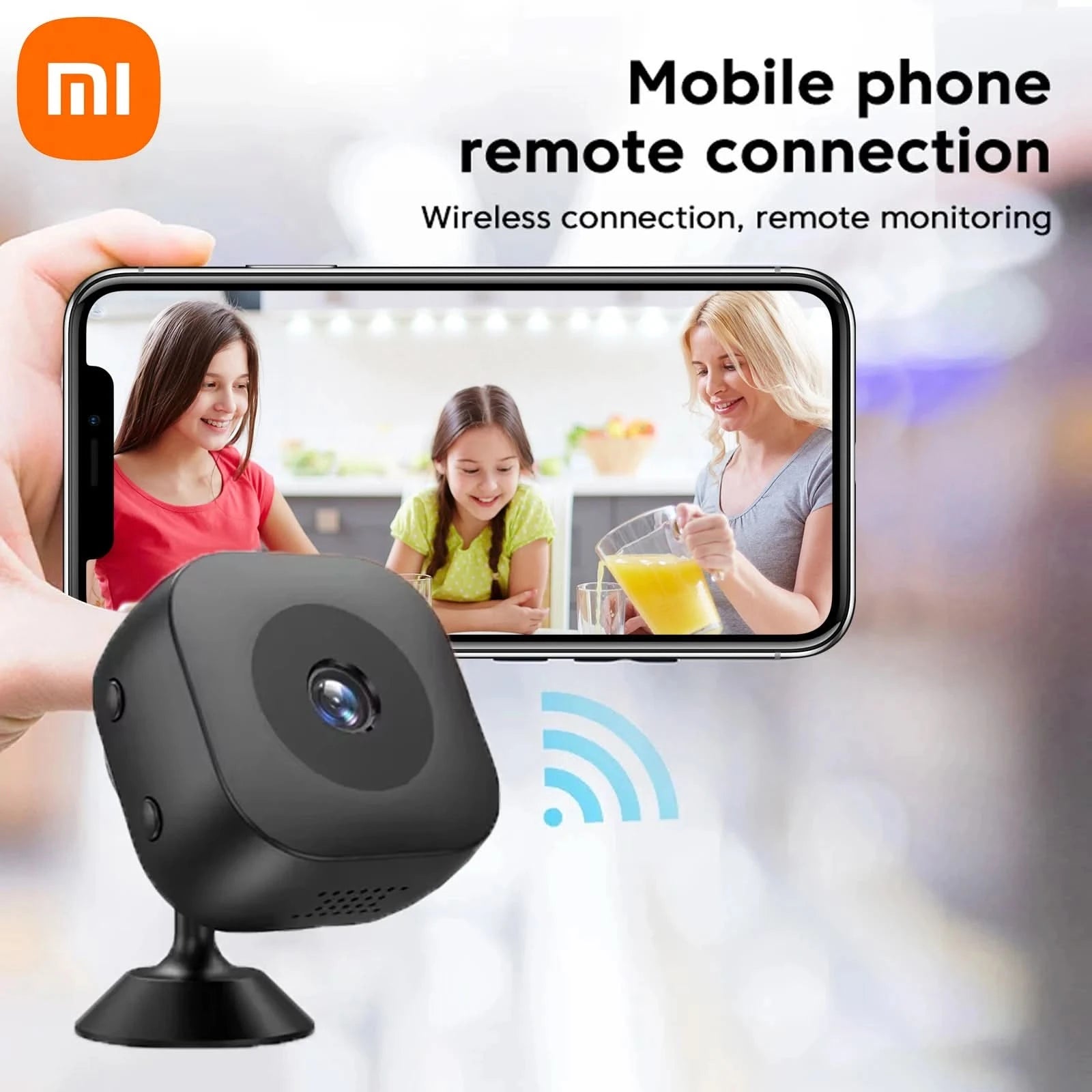 Xiaomi Mijia Security Camera 4K Mini Full Color Night Vision High Definition WiFi Monitor Waterproof Motion Detect Surveillance - M & M Global