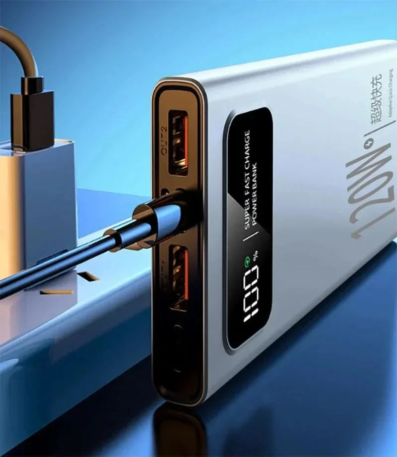Xiaomi Fast Charging Power Bank 200000mAh Ultra Large Capacity Powerbank 120W Super Charge Portable External Battery LED Display - M & M Global