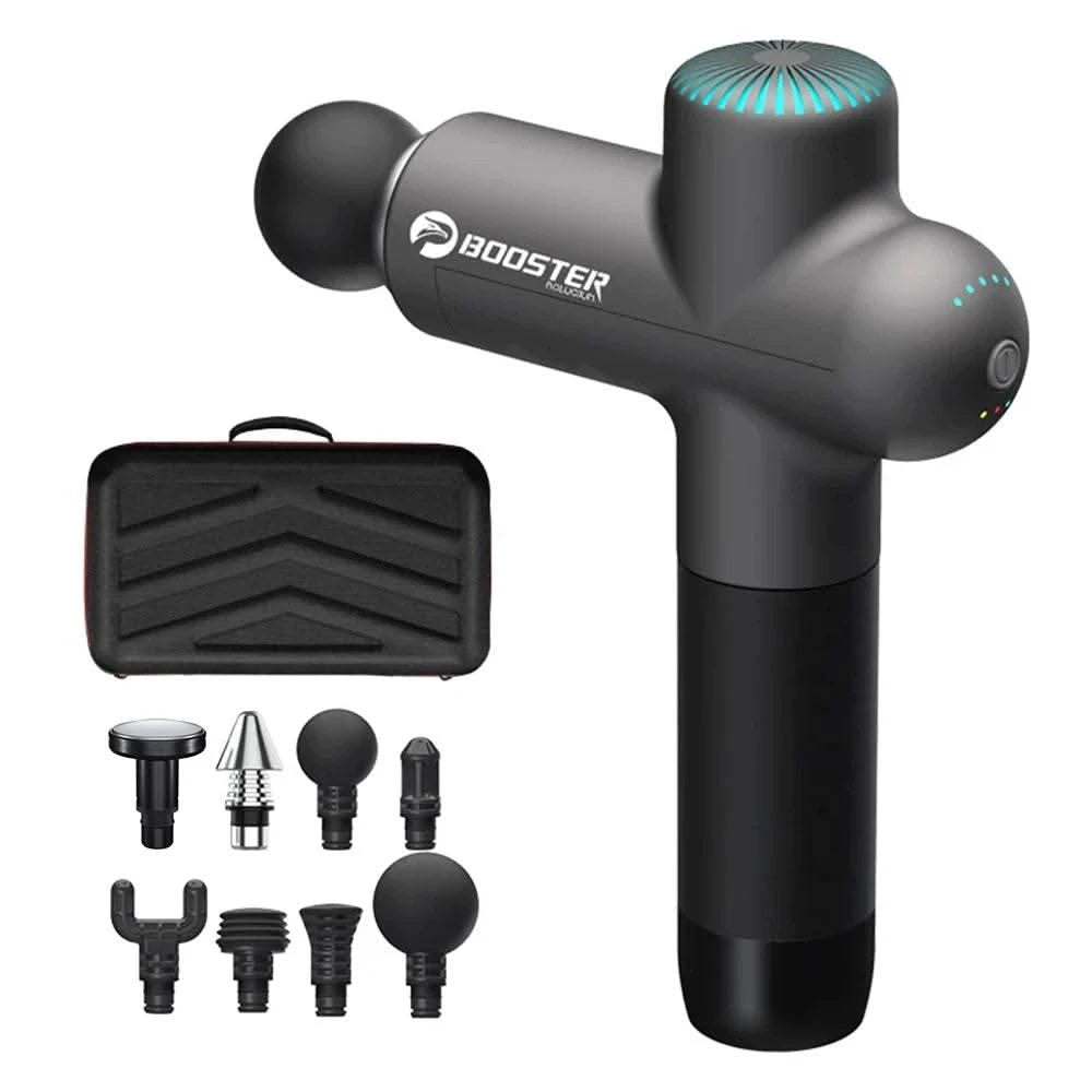 Booster Massage Gun Electric Neck Massager Smart Hit Fascia Gun for Body Massage Relaxation Fitness Electric Muscle Massager - M & M Global
