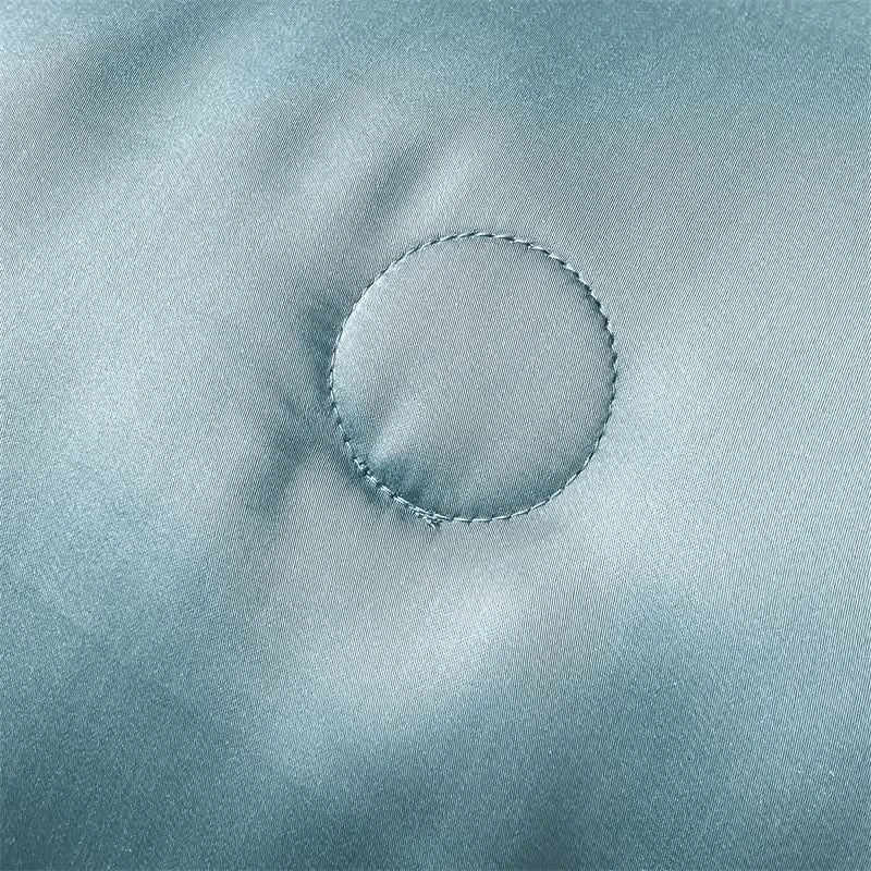 Simple Solid Color Embroidery Washed Ice Silk Single Summer Quilt - M & M Global