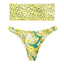Bikinis Sets Swimsuit For Women Print Tube Up Two Pieces Bikini Push-Up Swimwear Beachwear For WomenFeminine Bikinis - M & M Global