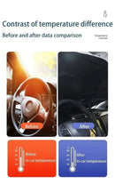 Car Sunshade Umbrella For Auto Shading Car Sun Shade Protector Parasol Summer Sun Interior Windshield Protection Curtain - M & M Global