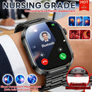 New ECG+PPG Smart Watch Men Heart Health Blood Pressure Uric Acid BMI Overall Health Analysis Professional Care Smartwatch Men