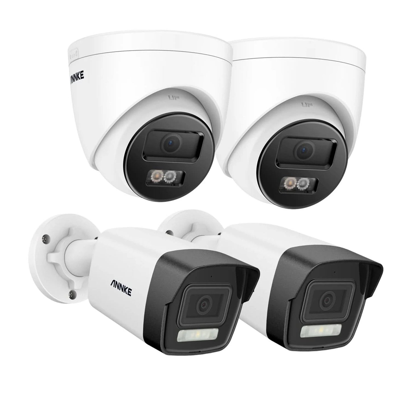 Annke 12MP HD IP Security Camera Poe 6K Dual Light Audio Fixed Bullet Camera Human Vehicle Detection 256G SD Storage ONVIF IP67