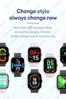 2026 New Bluetooth Call Smart Watch Information Push Men Women Health Monitoring Watch Pedometer IP68 Smartwatch For Android IOS