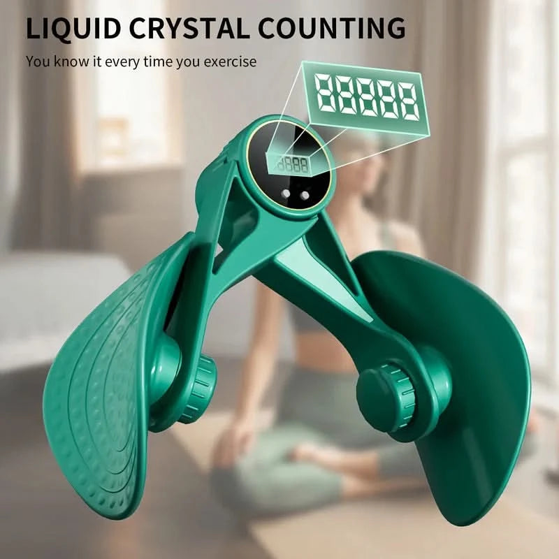 Multifunctional Leg Beauty Device Postpartum Repair Pelvic Floor Muscle Trainer Leg Clamp Countable Trainer Leg Clamp - M & M Global