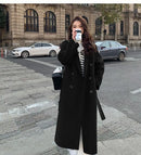 Plus Size Trendy Korean Style Woolen Coat Women's Loose Midi Student Style Jacket Autumn Winter New Arrival Small Size Outerwear